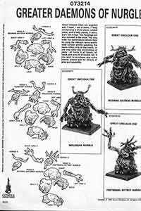 Greater Daemons of Nurgle