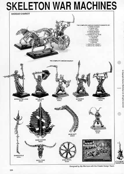 MD8 Skeleton War Machines - 1991 Catalogue