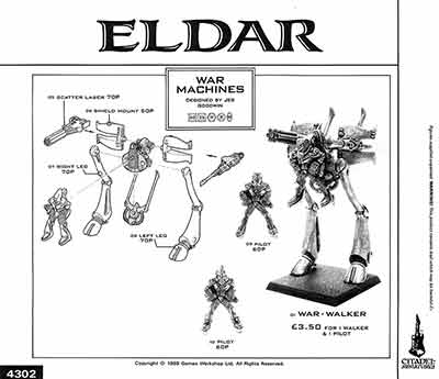 4302 Eldar War Walker - Jun 88 Flyer